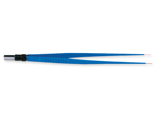 PINZA BIPOLARE RETTA 20 cm - punte 1 mm