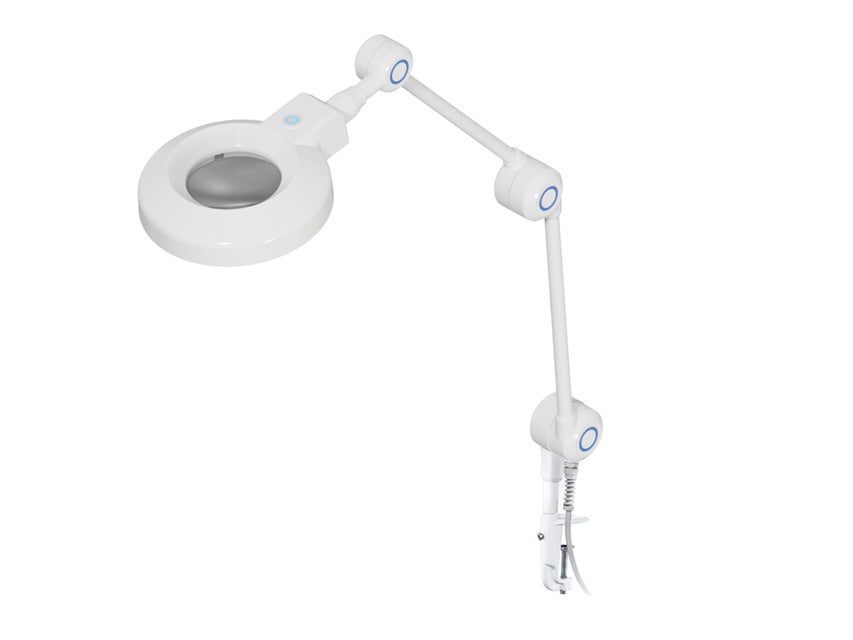 LAMPADA CON LENTE GIMANORD PLUS LED bianca regolabile - da tavolo disponibile giugno 2025