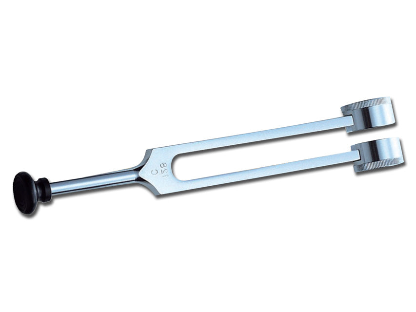 DIAPASON DE ALUMINIO 128 Hz con pie