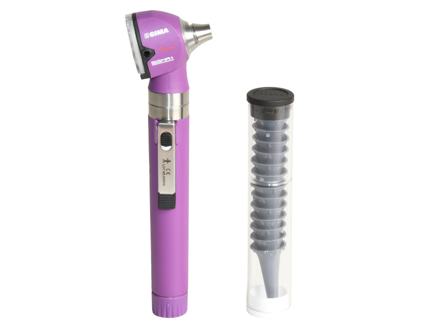 OTOSCOPIO F.O. SIGMA -2,5V - xenon/alogeno - in borsetta morbida - viola