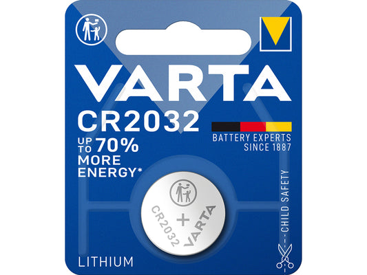 BATTERIA LITIO BOTTONE VARTA 2032