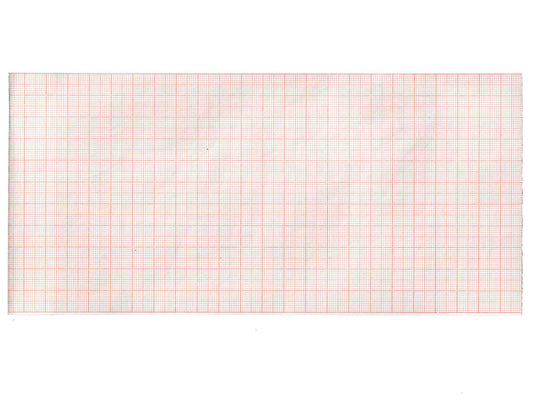 Carta termica ECG 112x23 mmxm - rotolo griglia arancio
