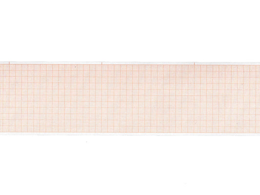 Carta termica ECG 60x30 mmxm - rotolo griglia arancio