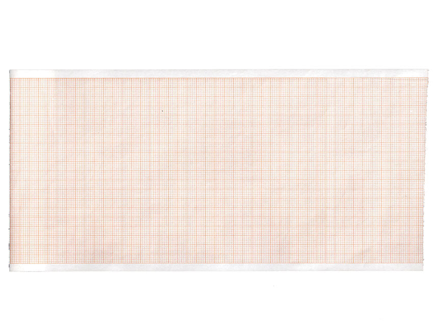 Carta termica ECG 110x20 mmxm - rotolo griglia arancio