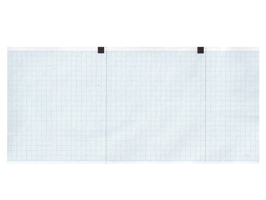 Carta termica ECG 120x18 mmxm - rotolo griglia blu