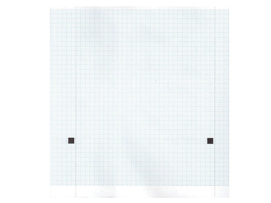 Carta termica ECG 210x20 mmxm - rotolo griglia blu