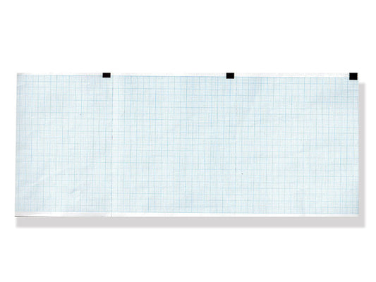 Carta termica ECG 120x100 mm x 300 - pacco griglia blu