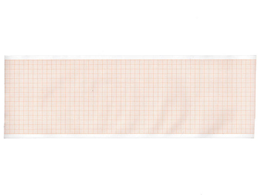 Carta termica ECG 90x28 mmxm - rotolo griglia arancio