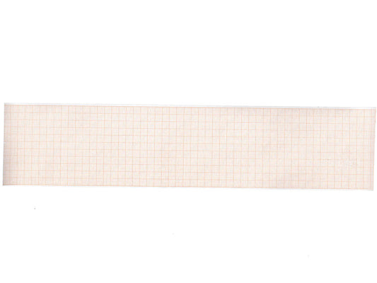 Carta termica ECG 58x25 mmxm - rotolo griglia arancio