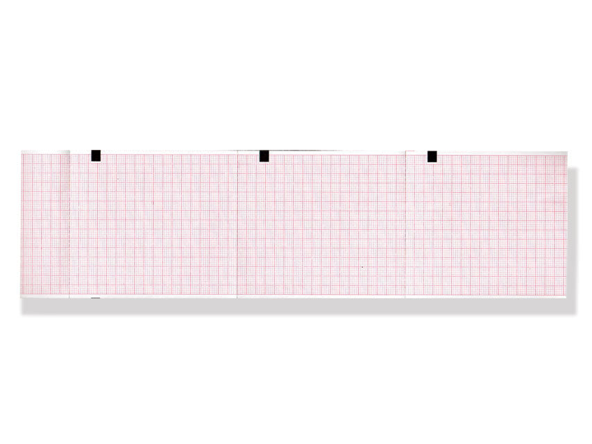 Carta termica ECG 80x90 mmxm - pacco griglia arancio