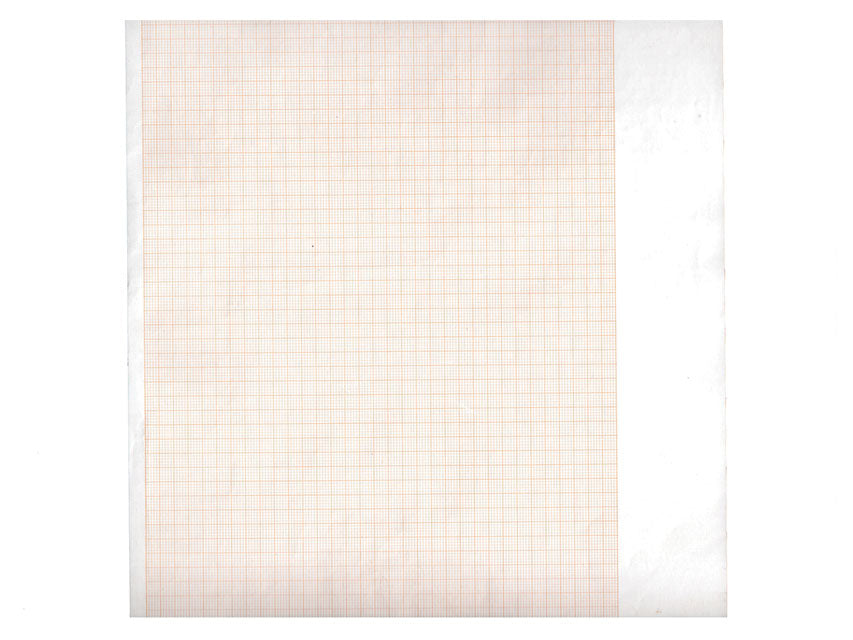 Carta termica ECG 210x20 mmxm - rotolo griglia arancio