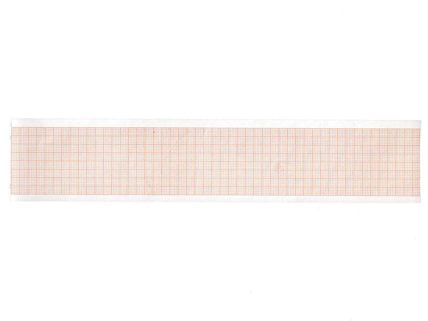 Carta termica ECG 50x23 mmxm - rotolo griglia arancio