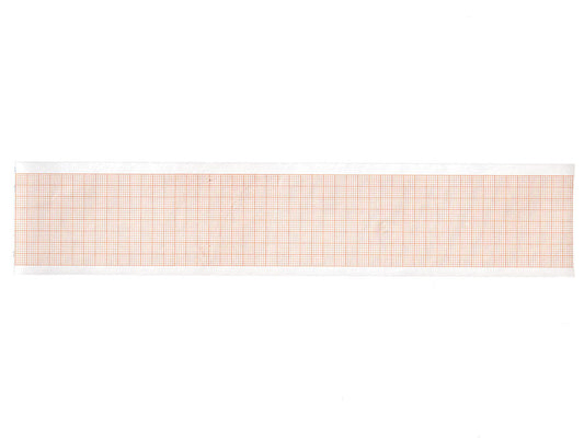 Carta termica ECG 50x23 mmxm - rotolo griglia arancio