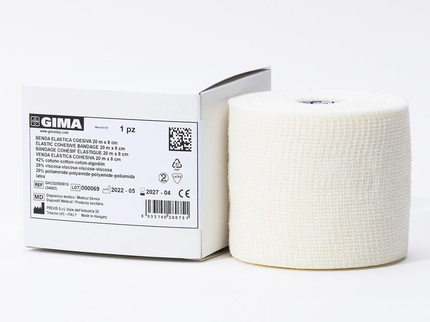 BENDA ELASTICA COESIVA 20 m x 8 cm