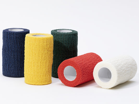 BENDA ELASTICA COESIVA 4 m x 8 cm - colori misti