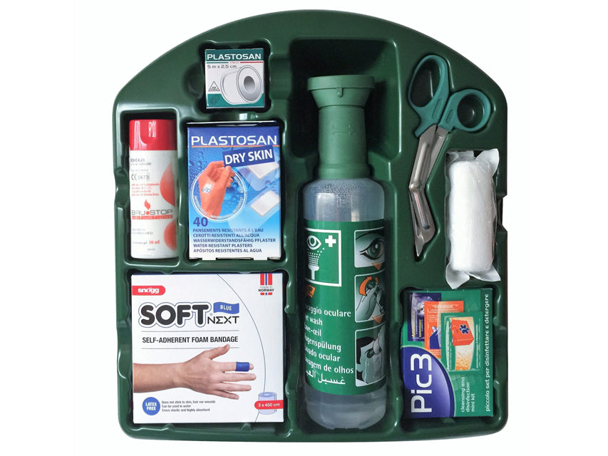 KIT PRONTO SOCCORSO OCULARE, USTIONI E MEDICAZIONE