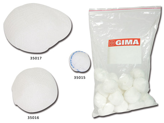 TAMPONI ROTONDI DI GARZA - diam. 50 mm - cotone