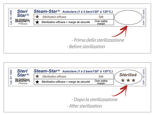 TEST AUTOCLAVE STEAM STAR