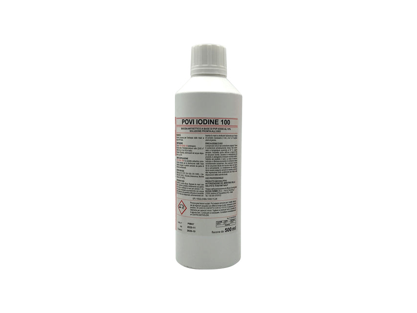 POVI-IODINE 100 ANTISETTICO - 500 ml - biocida - commercializzazione solo in Italia