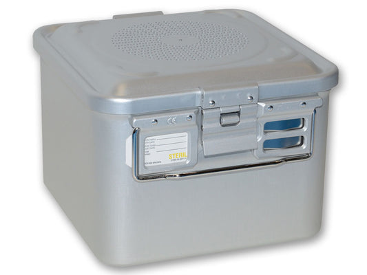 CONTAINER CON FILTRO piccolo h200 mm - grigio