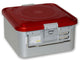 CONTAINER CON FILTRO piccolo h150 mm - rosso