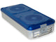 CONTAINER CON FILTRO grande h100 mm - blu forato