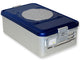 CONTAINER CON VALVOLA medio h 150 mm - blu forato
