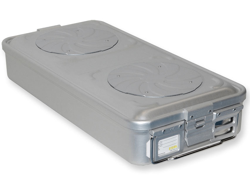CONTAINER CON VALVOLA grande h 100 mm - grigio