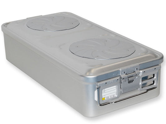 CONTAINER CON VALVOLA grande h 135 mm - grigio