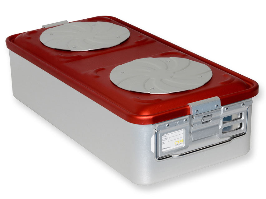 CONTAINER CON VALVOLA grande h 150 mm - rosso