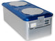 CONTAINER CON VALVOLA grande h 200 mm - blu forato