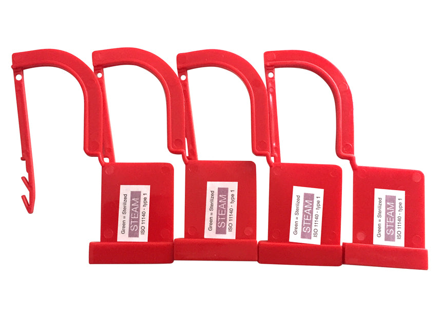 SIGILLO IN PLASTICA CON INDICATORE DI VAPORE - rosso