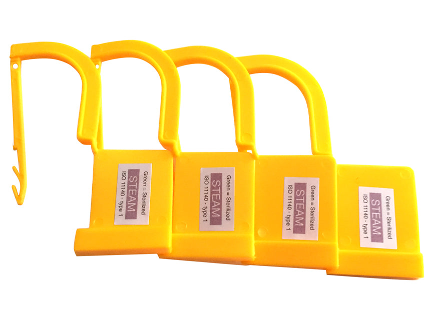 SIGILLO IN PLASTICA CON INDICATORE DI VAPORE - giallo