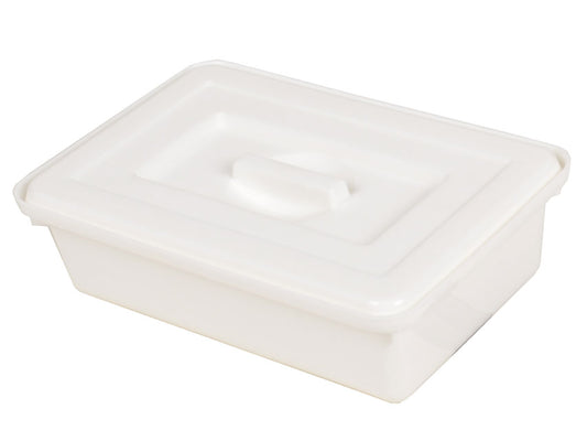 VASSOIO CON COPERCHIO 220x150x70 mm - plastica