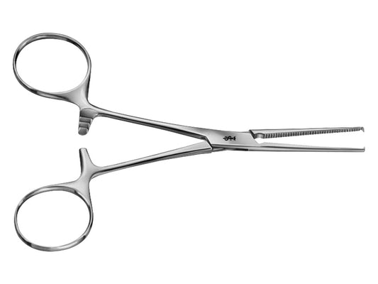 PINZA EMOSTATICA KOCHER AESCULAP - retta - denti 1x2 - 14 cm - BH614R