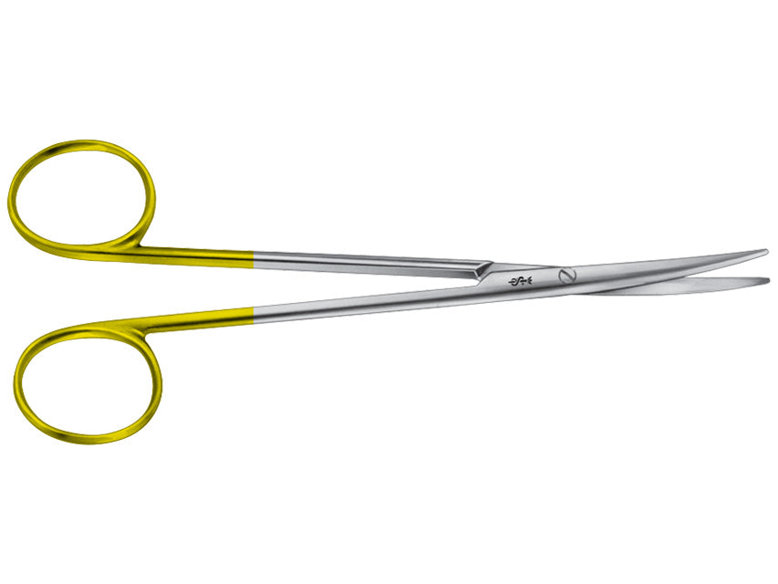 FORBICI BABY METZENBAUM DUROTIP AESCULAP IN CT - curve - punte smusse - 14,5 cm - BC259R