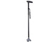 BASTONE CON VENTOSE e LUCE LED - nero