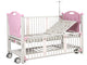 LETTINO PEDIATRICO - 2 manovelle - rosa