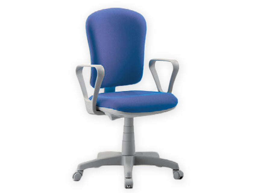SEDIA VARESE CON BRACCIOLI - tessuto - blu