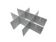 SISTEMA ORGANIZZATIVO A PETTINE h 140 mm