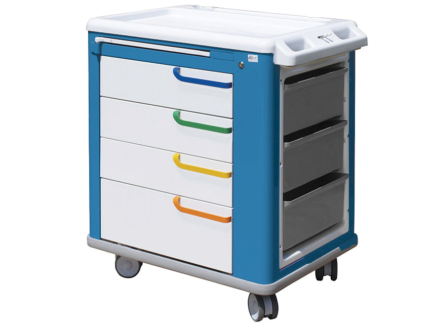 CARRELLO MULTIFUNZIONALE - standard - bianco/blu