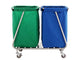 CARRELLO DOPPIO BIANCHERIA SPORCA - acciaio inox AISI 202