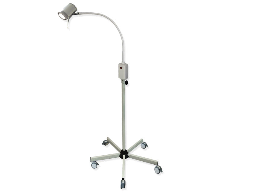 LAMPADA HYRIDIA A 7 LED con braccio flessibile - su carrello