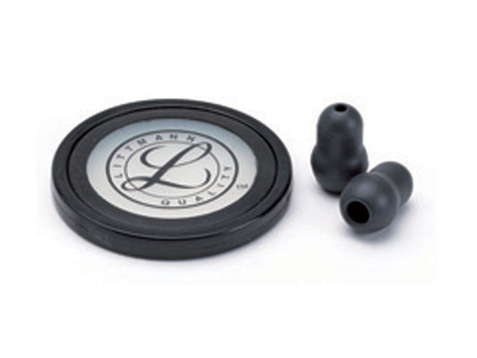 KIT LITTMANN 40011: membrana+anello+olive per Master Cardiology-nero