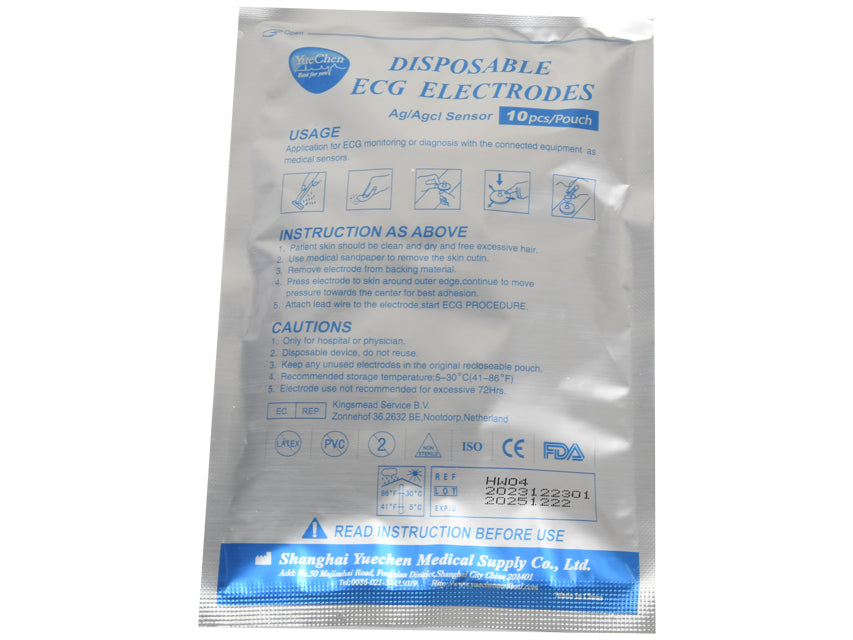 ELETTRODI ECG MONOUSO - adulti - ricambio per 54300