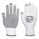 Guanto touchscreen con puntini in PVC Grip 13 (Pk12  )