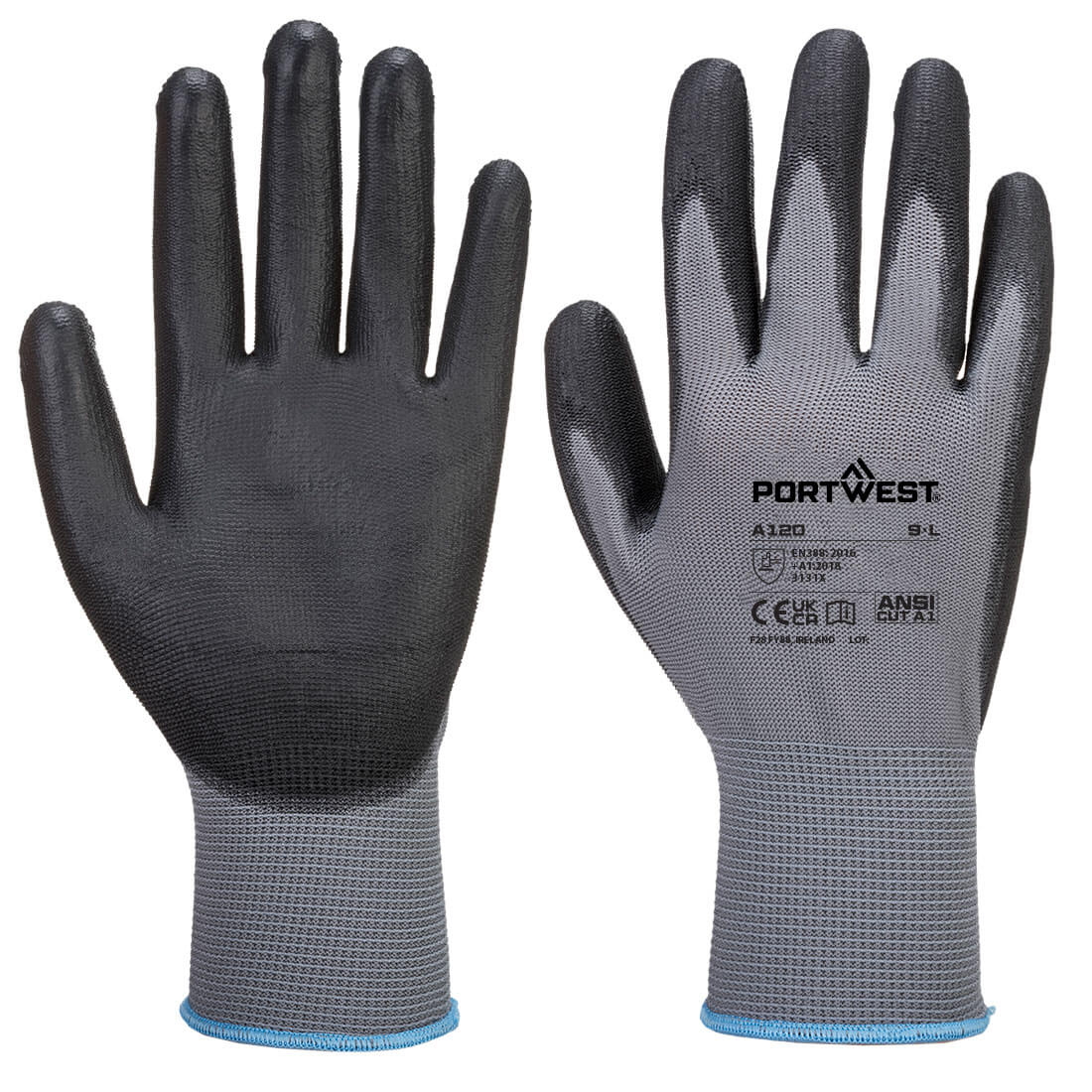 Guantes con palma de PU