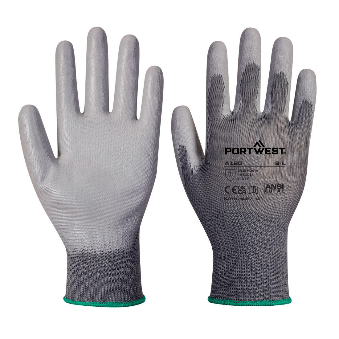 Guantes con palma de PU