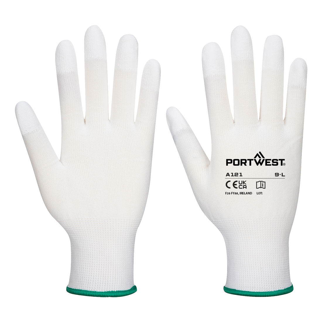 Guantes con puntas de dedos de PU