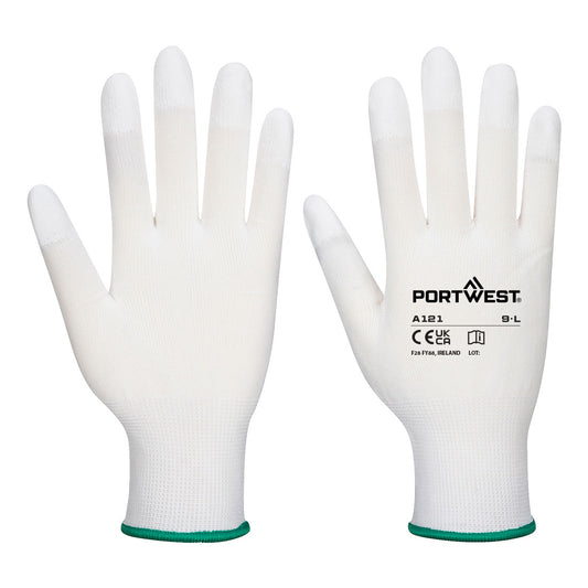 Guantes con puntas de dedos de PU